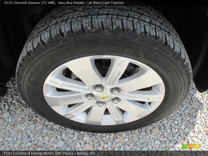 Navy Blue Metallic / Jet Black/Light Titanium 2010 Chevrolet Equinox LTZ AWD