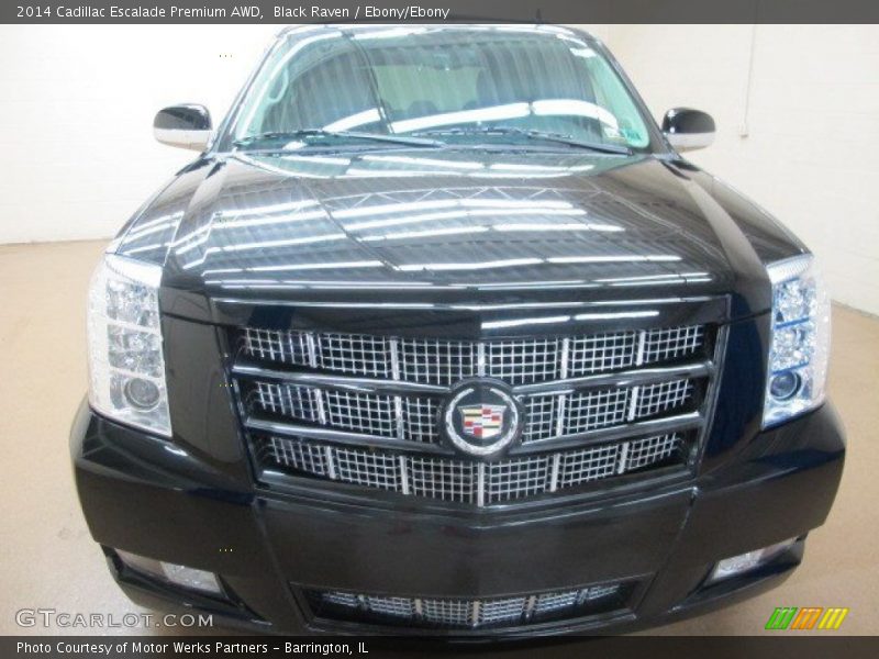 Black Raven / Ebony/Ebony 2014 Cadillac Escalade Premium AWD