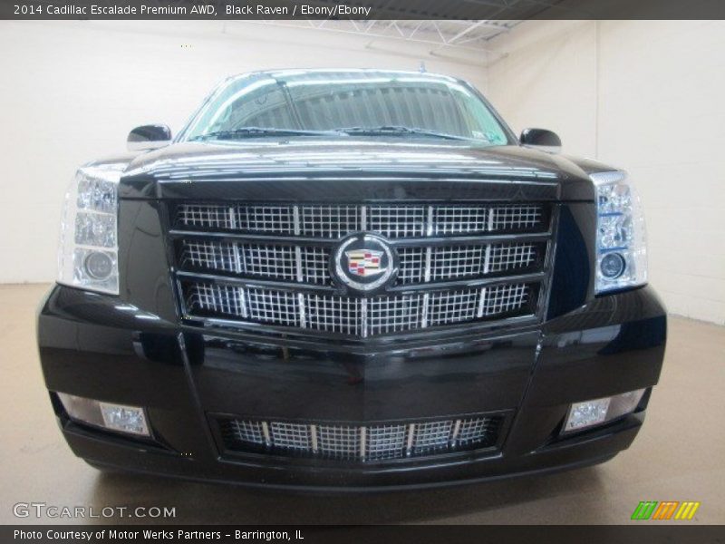 Black Raven / Ebony/Ebony 2014 Cadillac Escalade Premium AWD