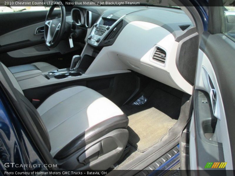 Navy Blue Metallic / Jet Black/Light Titanium 2010 Chevrolet Equinox LTZ AWD