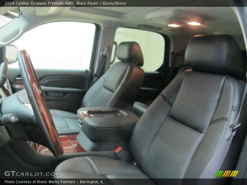 Black Raven / Ebony/Ebony 2014 Cadillac Escalade Premium AWD