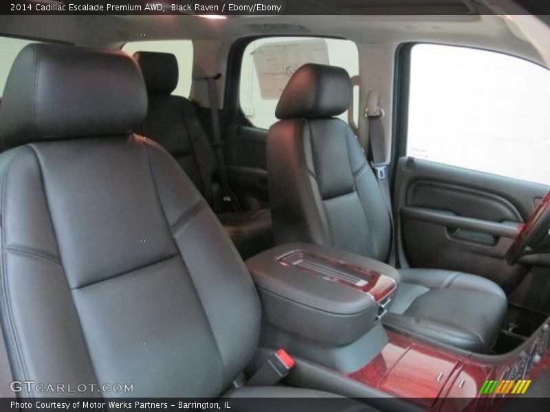 Black Raven / Ebony/Ebony 2014 Cadillac Escalade Premium AWD