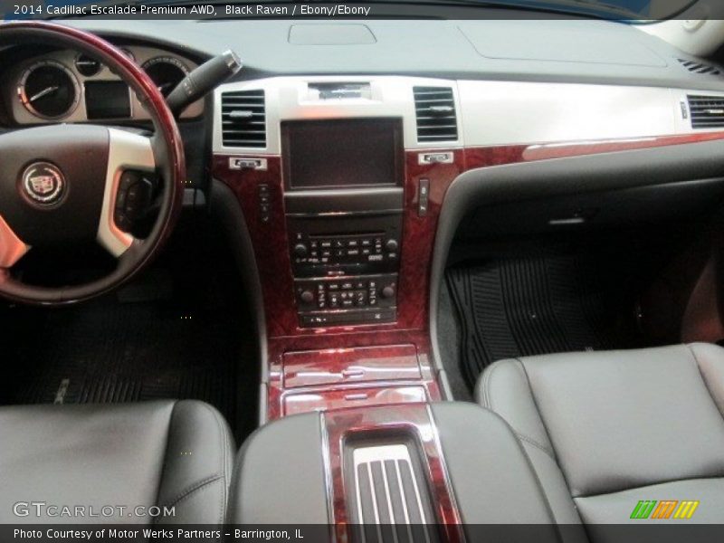Black Raven / Ebony/Ebony 2014 Cadillac Escalade Premium AWD
