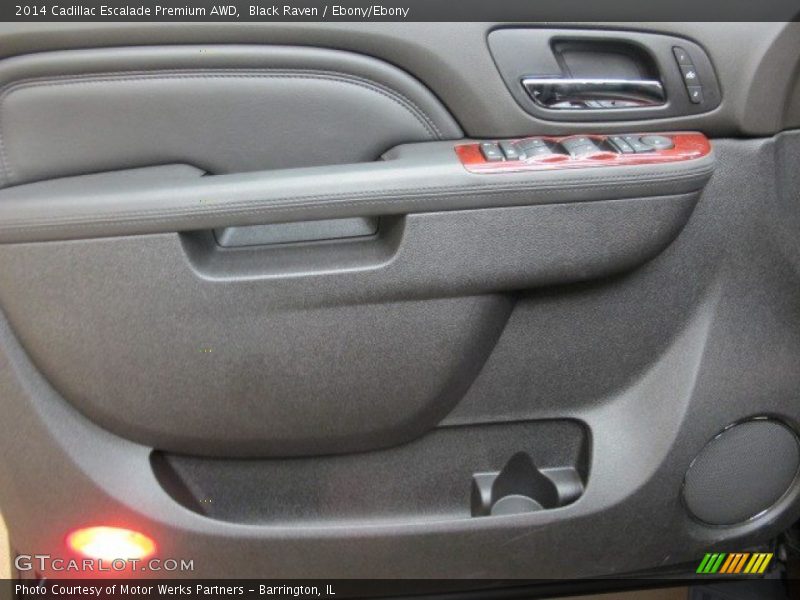 Black Raven / Ebony/Ebony 2014 Cadillac Escalade Premium AWD