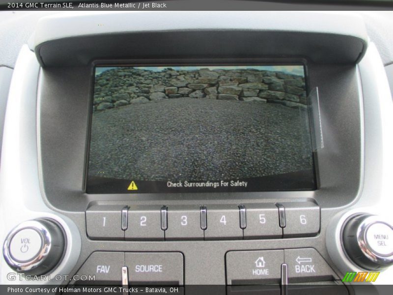 Atlantis Blue Metallic / Jet Black 2014 GMC Terrain SLE