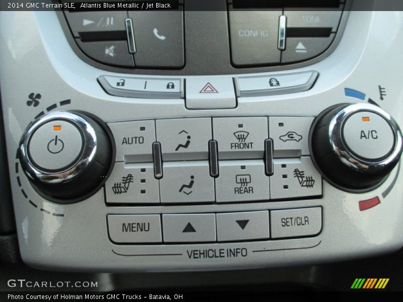 Atlantis Blue Metallic / Jet Black 2014 GMC Terrain SLE