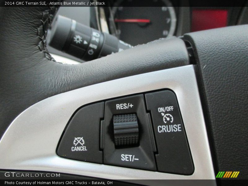 Atlantis Blue Metallic / Jet Black 2014 GMC Terrain SLE