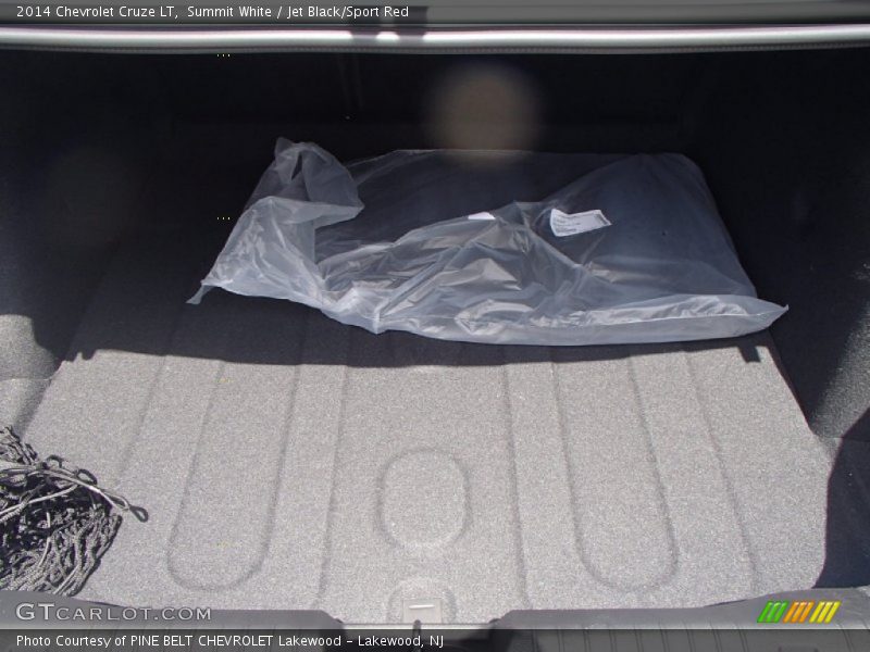 Summit White / Jet Black/Sport Red 2014 Chevrolet Cruze LT