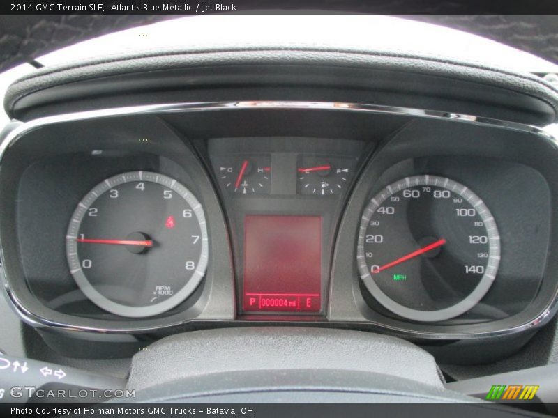 Atlantis Blue Metallic / Jet Black 2014 GMC Terrain SLE