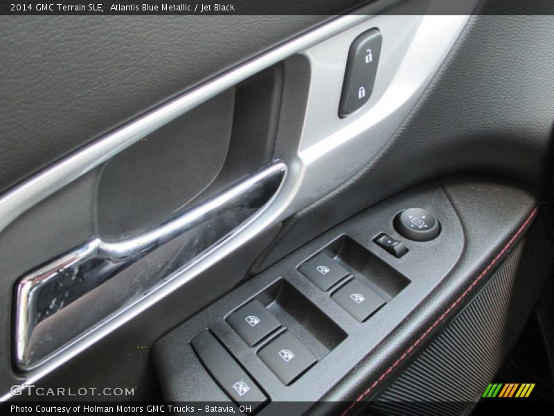 Atlantis Blue Metallic / Jet Black 2014 GMC Terrain SLE