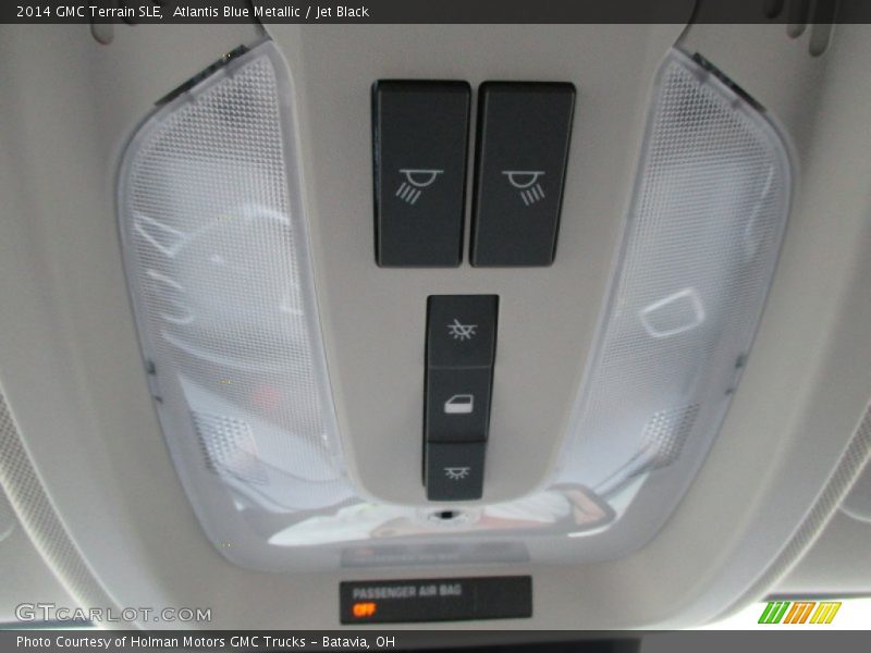 Atlantis Blue Metallic / Jet Black 2014 GMC Terrain SLE