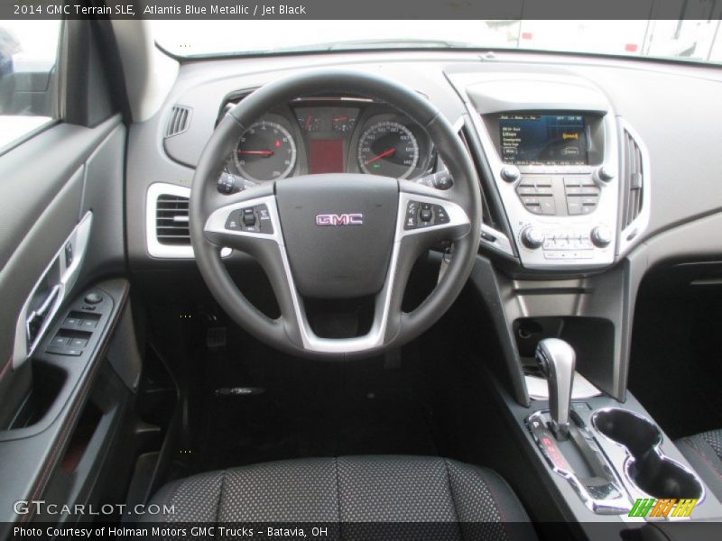 Atlantis Blue Metallic / Jet Black 2014 GMC Terrain SLE