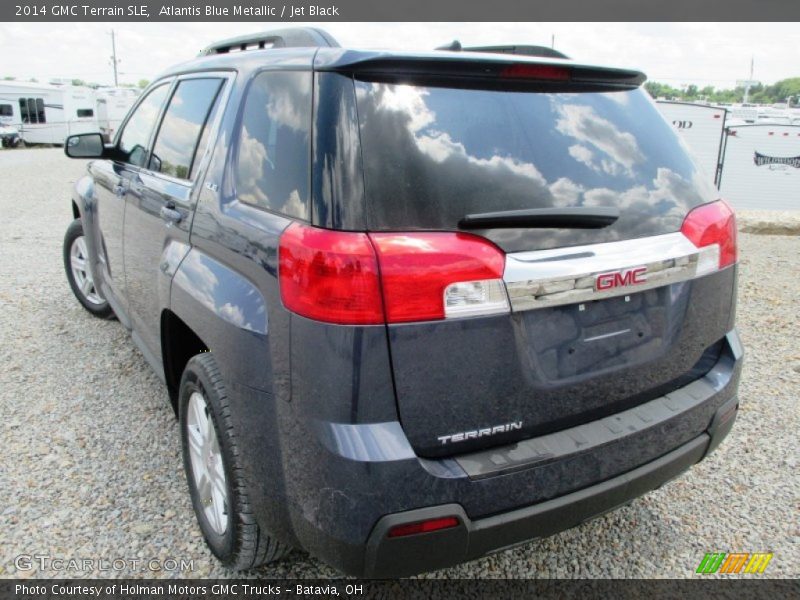 Atlantis Blue Metallic / Jet Black 2014 GMC Terrain SLE