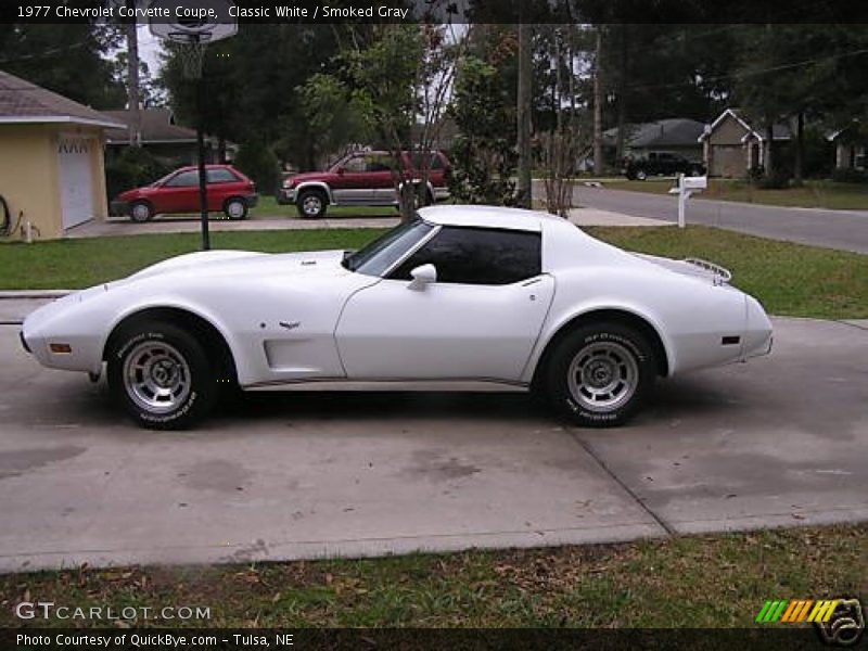  1977 Corvette Coupe Classic White