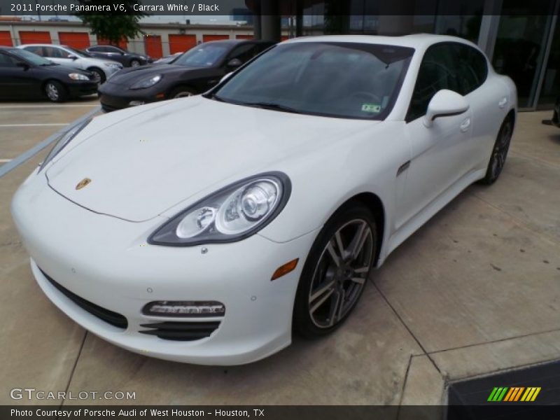 Carrara White / Black 2011 Porsche Panamera V6