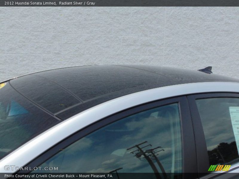 Radiant Silver / Gray 2012 Hyundai Sonata Limited