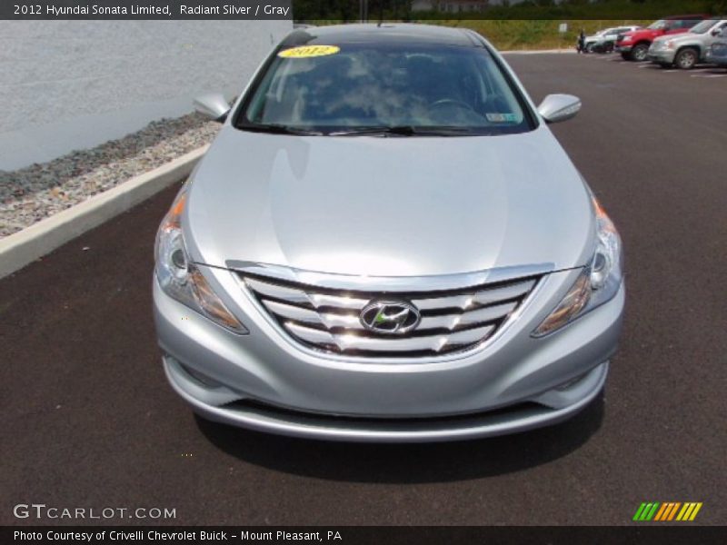 Radiant Silver / Gray 2012 Hyundai Sonata Limited