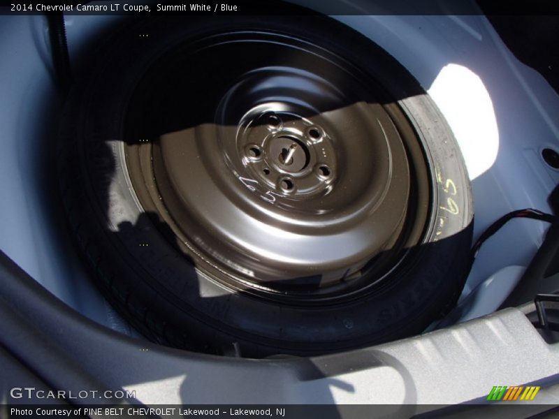 Summit White / Blue 2014 Chevrolet Camaro LT Coupe