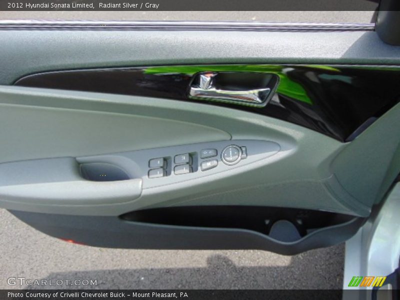 Radiant Silver / Gray 2012 Hyundai Sonata Limited