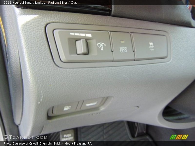 Radiant Silver / Gray 2012 Hyundai Sonata Limited