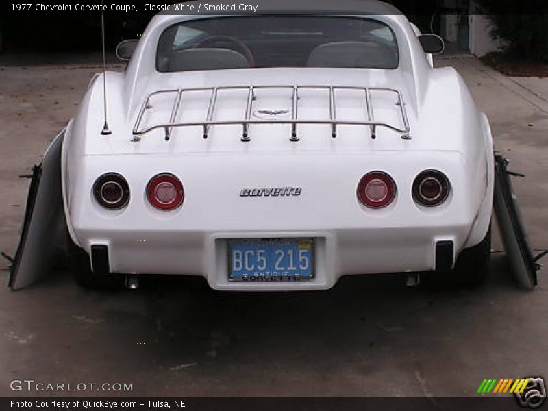 Classic White / Smoked Gray 1977 Chevrolet Corvette Coupe
