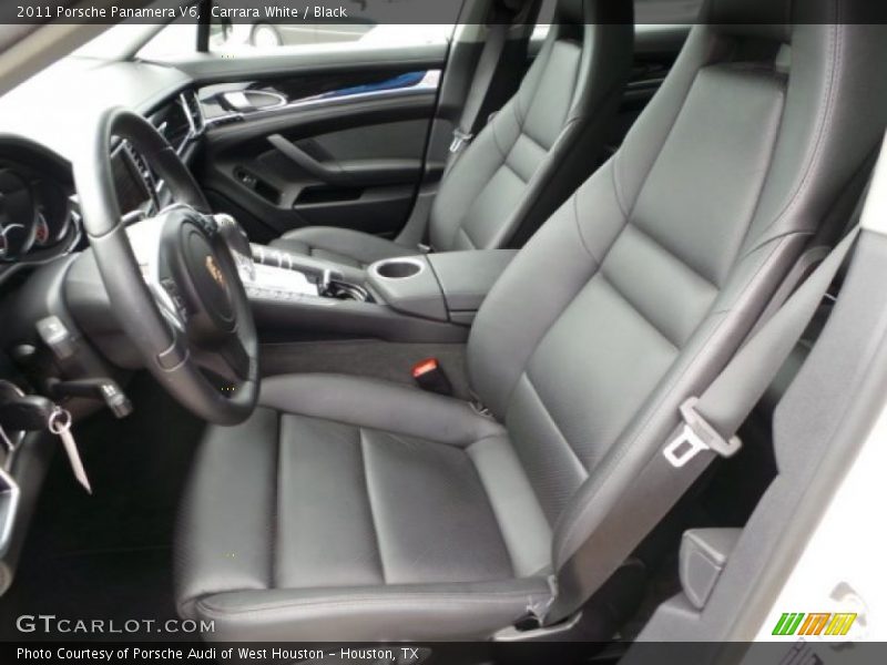 Carrara White / Black 2011 Porsche Panamera V6