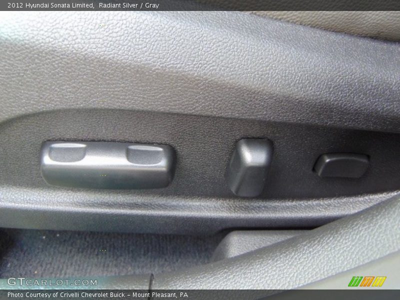 Radiant Silver / Gray 2012 Hyundai Sonata Limited