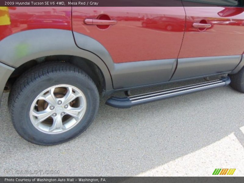 Mesa Red / Gray 2009 Hyundai Tucson SE V6 4WD