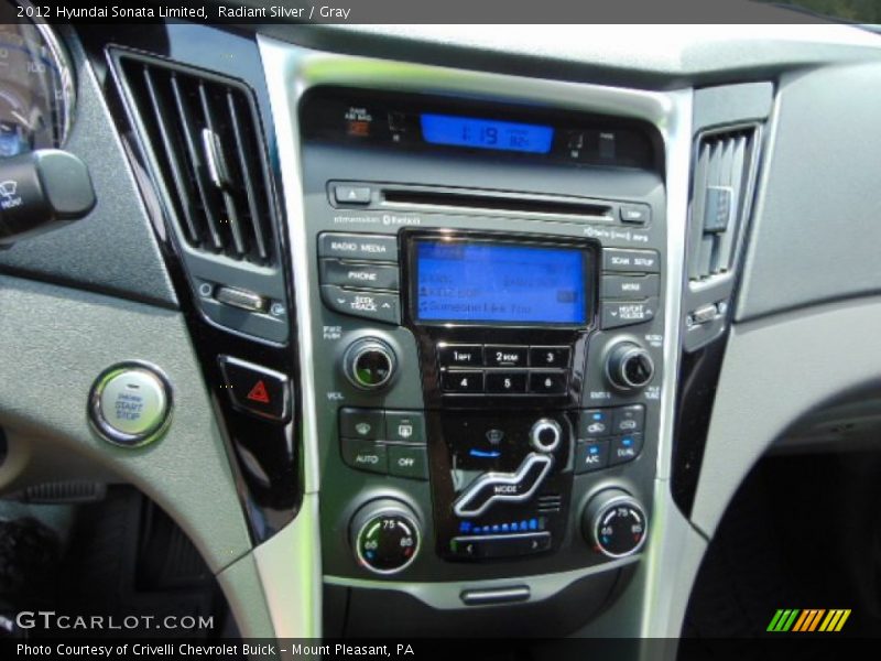 Radiant Silver / Gray 2012 Hyundai Sonata Limited