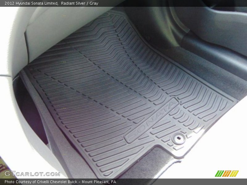 Radiant Silver / Gray 2012 Hyundai Sonata Limited