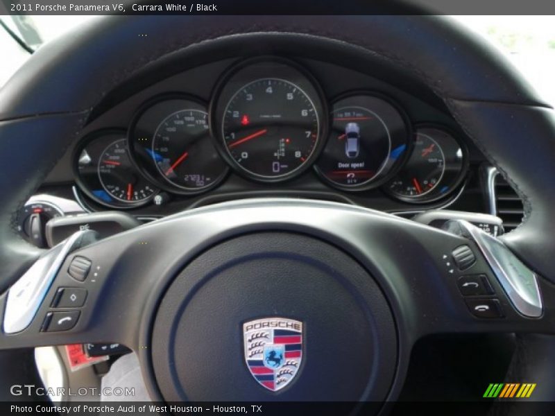 Carrara White / Black 2011 Porsche Panamera V6