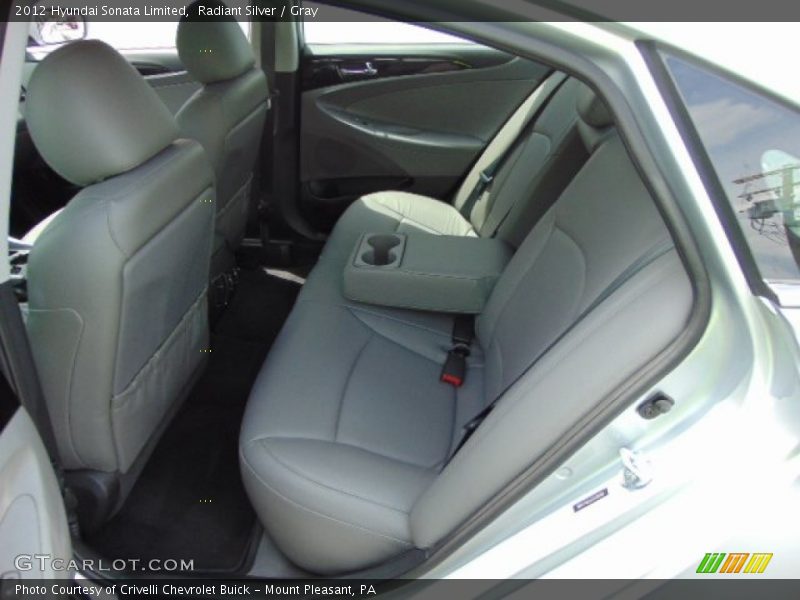 Radiant Silver / Gray 2012 Hyundai Sonata Limited
