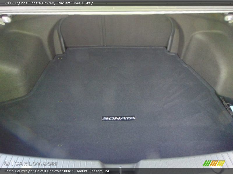 Radiant Silver / Gray 2012 Hyundai Sonata Limited