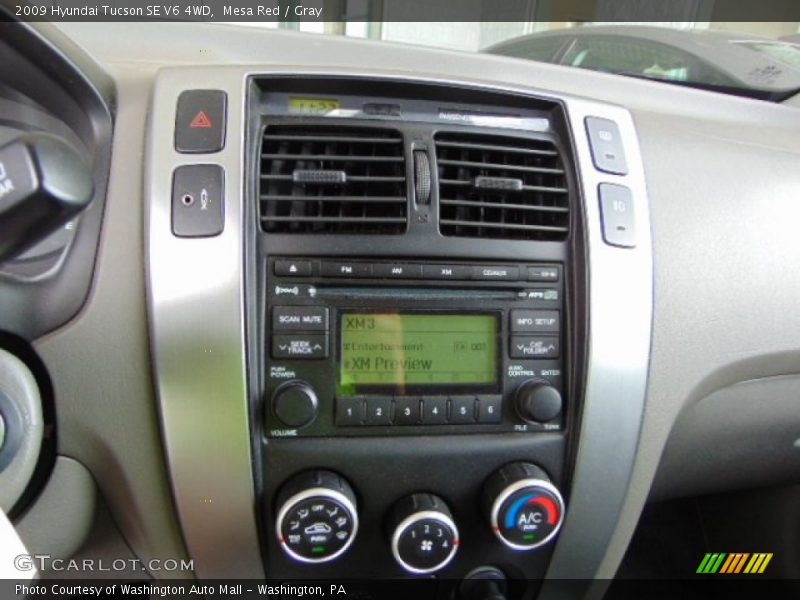 Mesa Red / Gray 2009 Hyundai Tucson SE V6 4WD