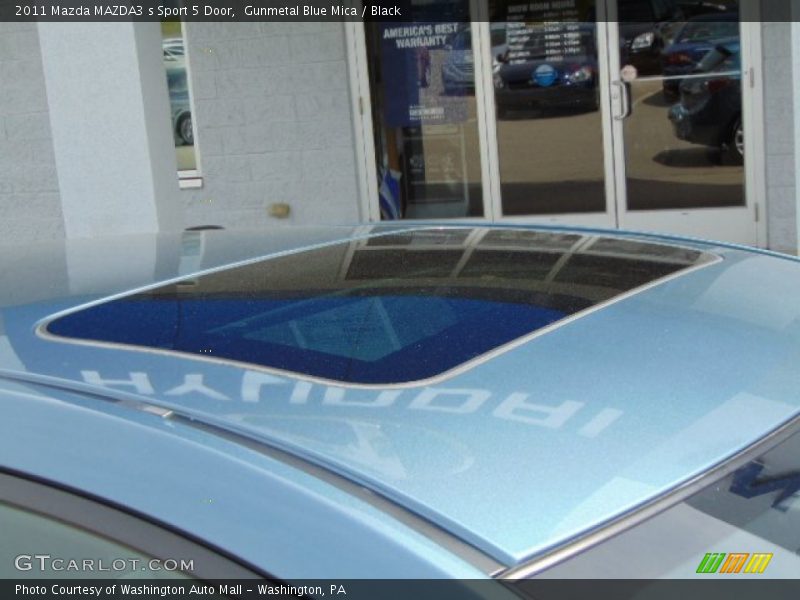 Gunmetal Blue Mica / Black 2011 Mazda MAZDA3 s Sport 5 Door