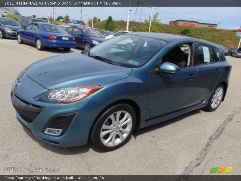 Gunmetal Blue Mica / Black 2011 Mazda MAZDA3 s Sport 5 Door