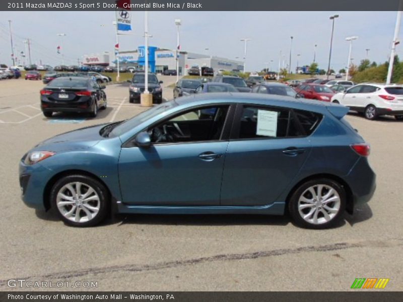 Gunmetal Blue Mica / Black 2011 Mazda MAZDA3 s Sport 5 Door