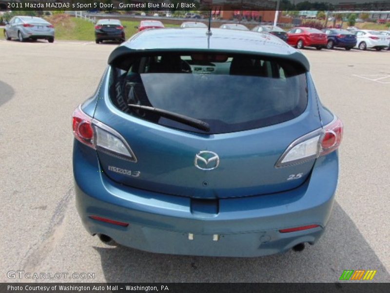 Gunmetal Blue Mica / Black 2011 Mazda MAZDA3 s Sport 5 Door