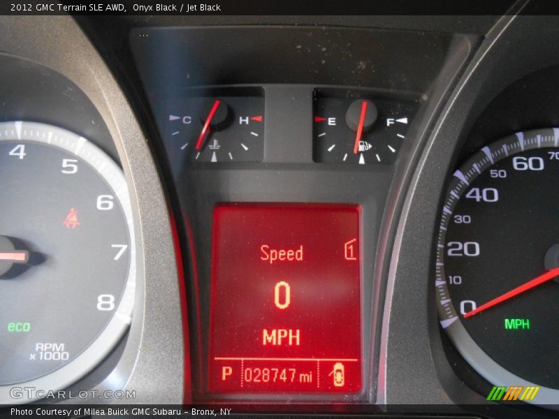 Onyx Black / Jet Black 2012 GMC Terrain SLE AWD