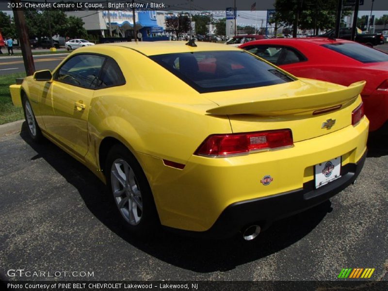 Bright Yellow / Black 2015 Chevrolet Camaro LS Coupe