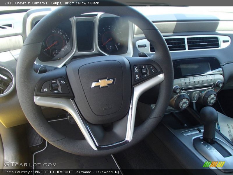 Bright Yellow / Black 2015 Chevrolet Camaro LS Coupe