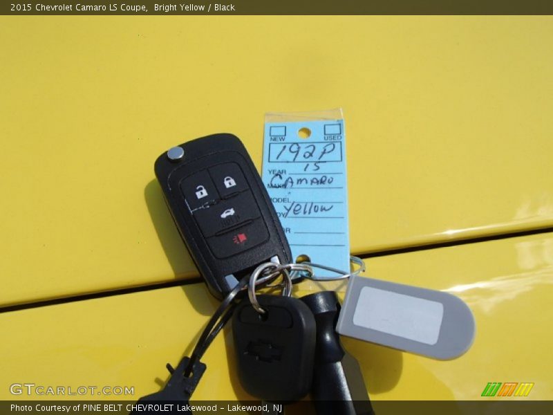 Bright Yellow / Black 2015 Chevrolet Camaro LS Coupe