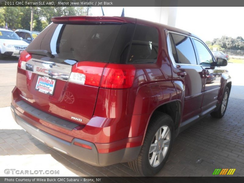 Merlot Jewel Metallic / Jet Black 2011 GMC Terrain SLE AWD