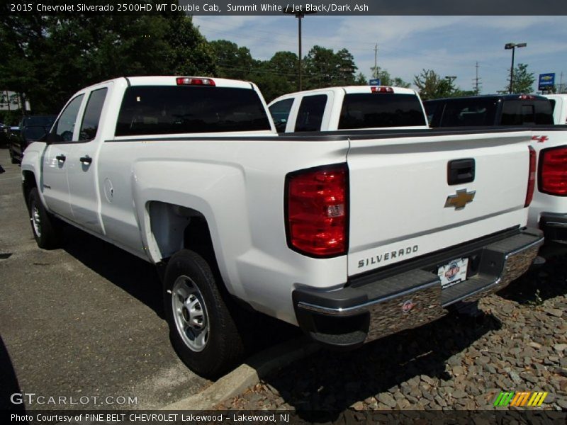 Summit White / Jet Black/Dark Ash 2015 Chevrolet Silverado 2500HD WT Double Cab