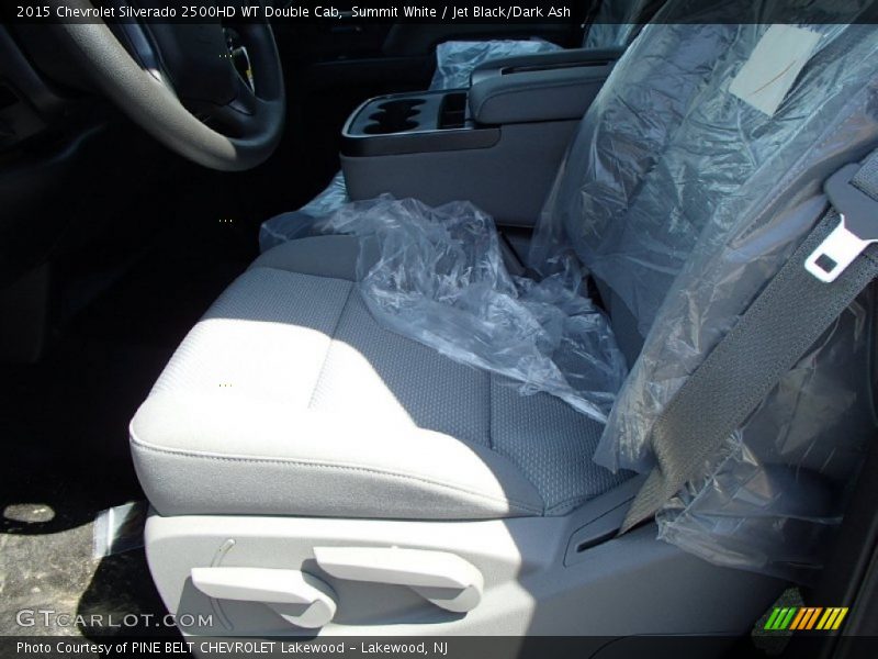 Summit White / Jet Black/Dark Ash 2015 Chevrolet Silverado 2500HD WT Double Cab