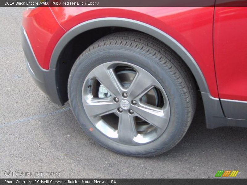 Ruby Red Metallic / Ebony 2014 Buick Encore AWD