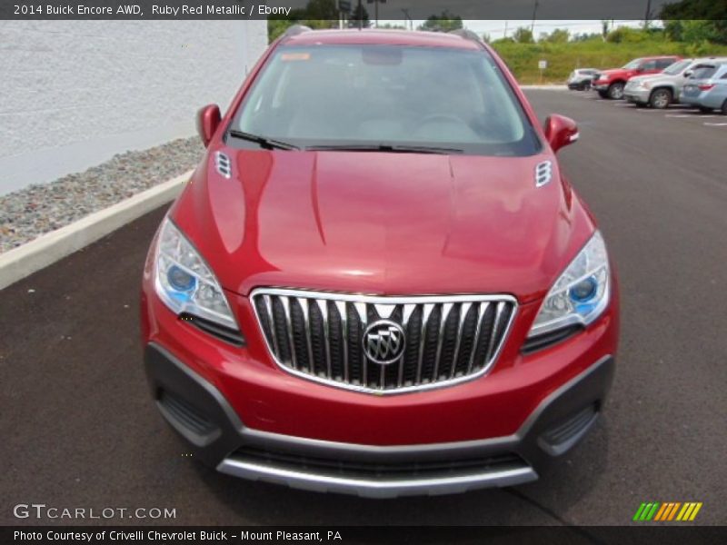Ruby Red Metallic / Ebony 2014 Buick Encore AWD
