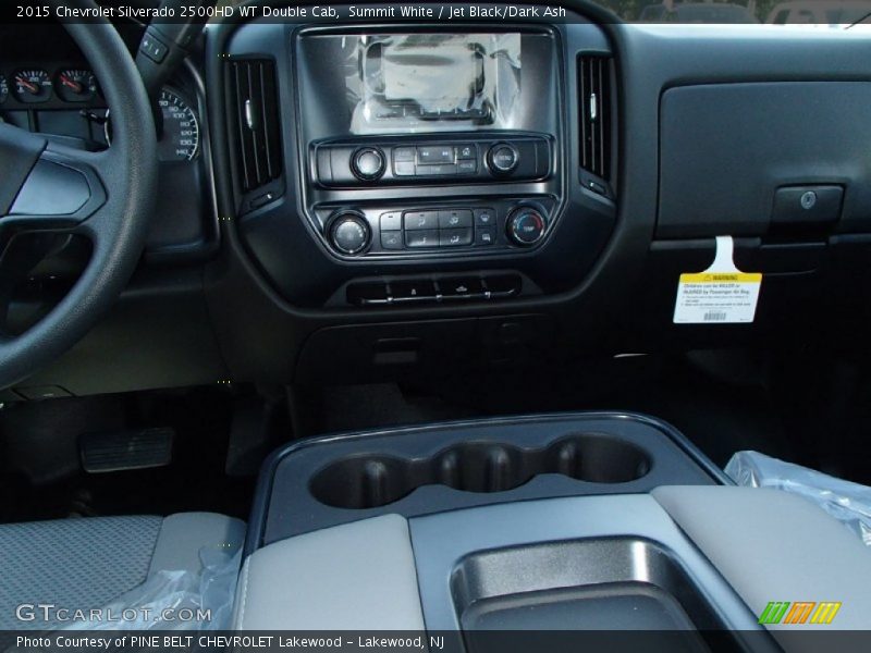 Summit White / Jet Black/Dark Ash 2015 Chevrolet Silverado 2500HD WT Double Cab