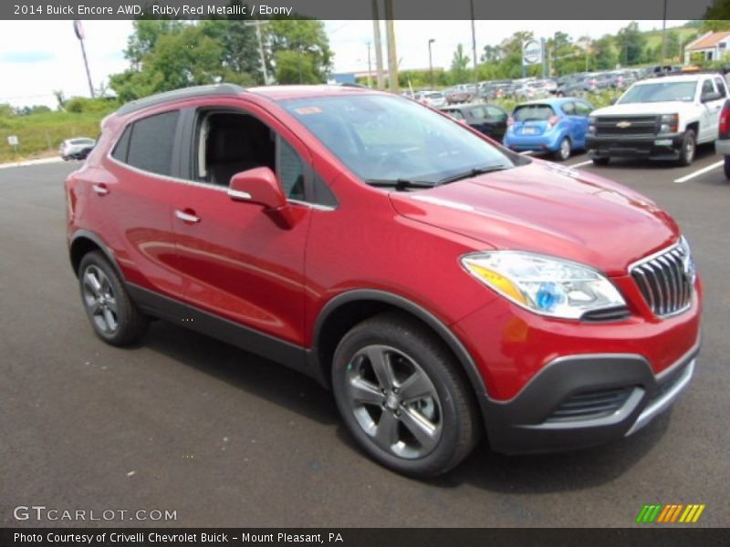 Ruby Red Metallic / Ebony 2014 Buick Encore AWD