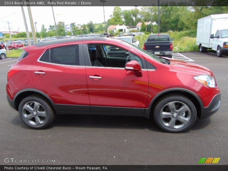 Ruby Red Metallic / Ebony 2014 Buick Encore AWD